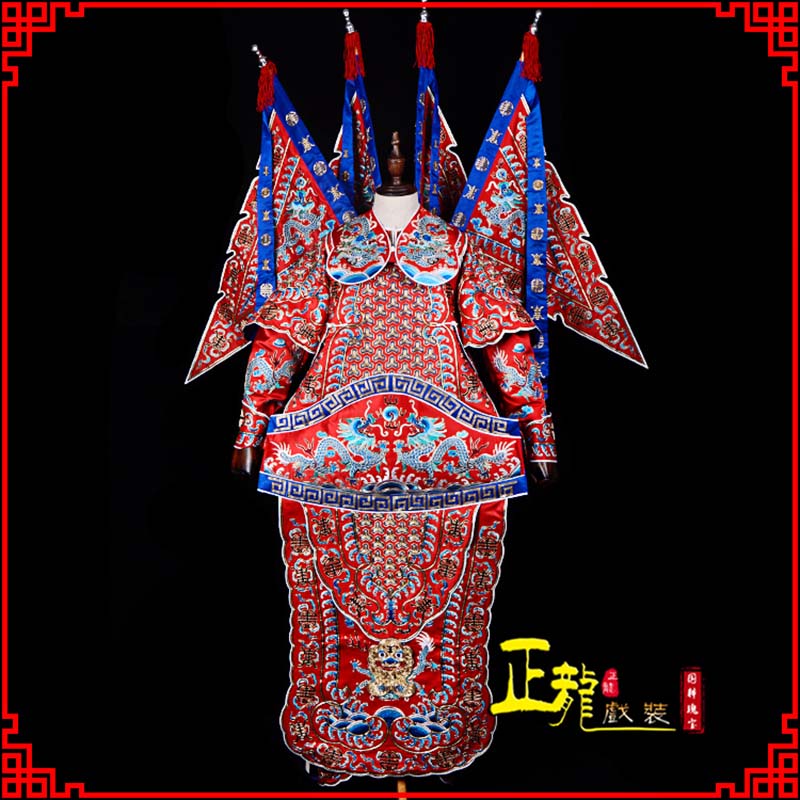 临武武生戏服戏曲武将靠